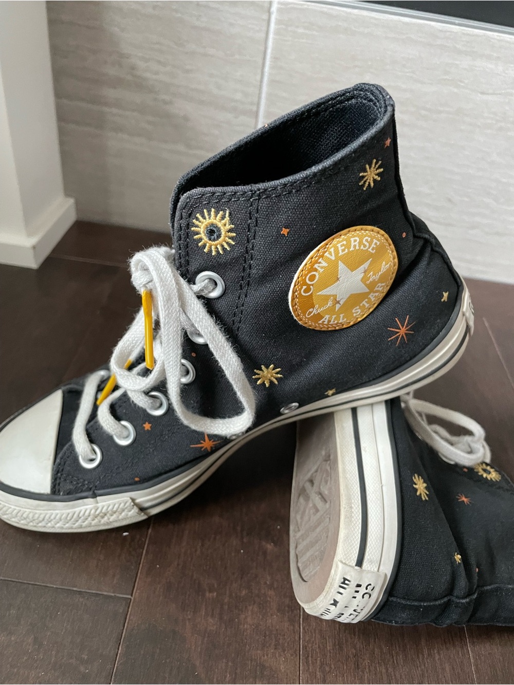 Converse All Star Solar System Stars High top Sneakers Women’s Size 8 - Picture 4 of 8